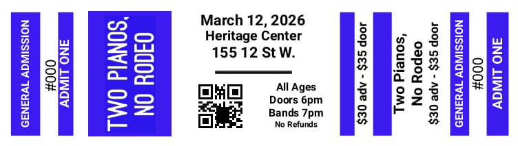 Image of a ticket for the event